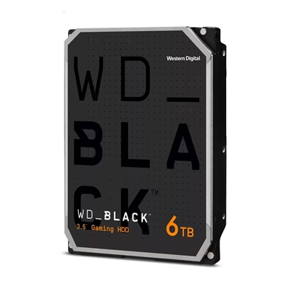 Attēls no HDD|WESTERN DIGITAL|Black|6TB|256 MB|7200 rpm|3,5"|WD6004FZBX