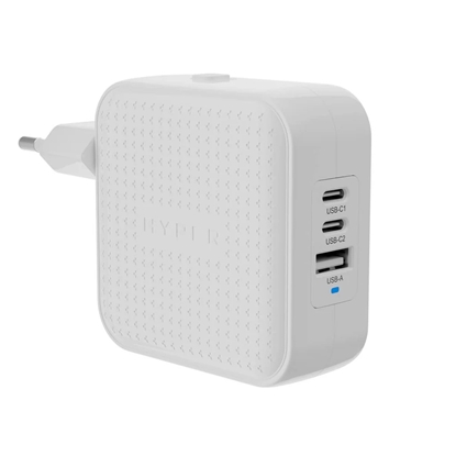 Picture of Hyper HyperJuice 70W USB-C GaN Travel Charger, White | HJ1003WHWWGL