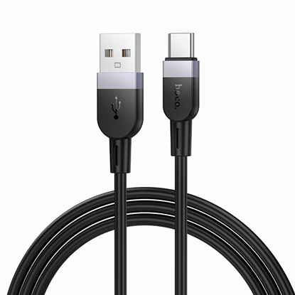 Изображение Hoco X109 Energy silicone charging data cable Type-C(L=1M) Black