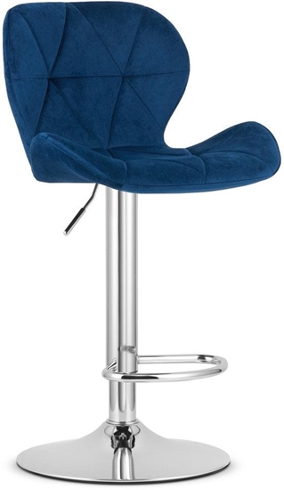 Picture of Hoker WEST - aksamit granatowy / baza chrom