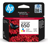 Picture of HP 650 Tri-color Original Ink Advantage Cartridge