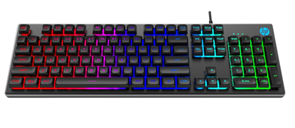 Attēls no HP K500F Membrane Gaming Keyboard RGB / USB / ENG