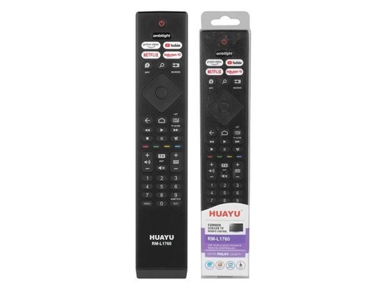Picture of HQ LXP1760 TV remote control Philips RM-L1760 Black