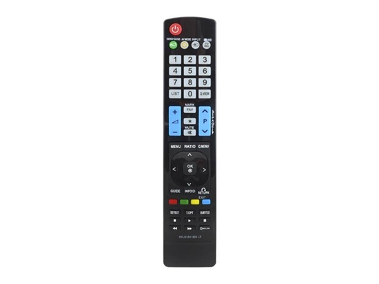 Изображение HQ LXP258 TV remote control LG MKJ61841804 Black