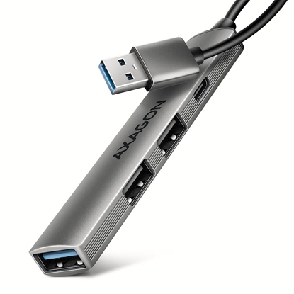 Attēls no I/O HUB USB3.2 4PORT/0.12M HUE-STA AXAGON