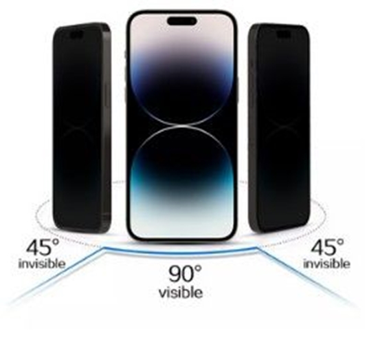 Picture of iLike Apple IPHONE 15 PRO MAX TEMPERED PRIVACY GLASS