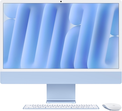 Изображение iMac24" Blue/M4-8C-CPU,8C-GPU/16GB/512GB SSD/Key-Deutsch/MM2