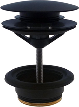 Изображение Izlietnes izplūde 1 1/4'' melns Herz