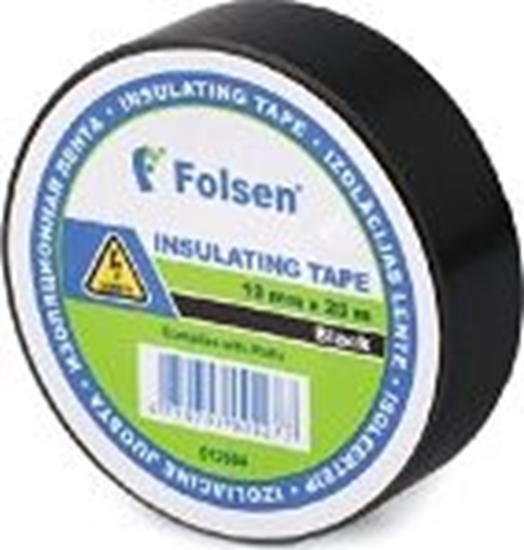 Picture of Izolācijas lenta balta 19mm x 20m PVC Folsen