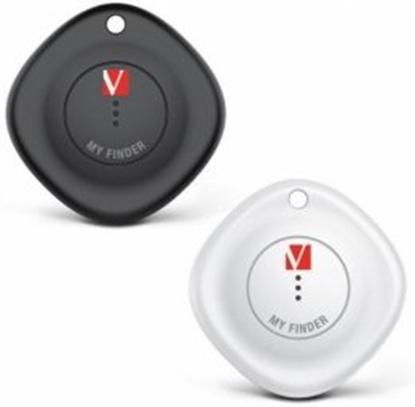Attēls no Izsekošanas ierīce Verbatim My Finder Smart Air Tag Tracker 2pack Black / White