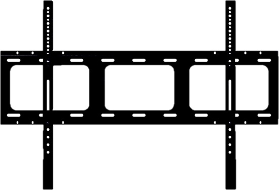 Picture of Yealink MB-WallMount-650 Mocowanie na cian Czarny