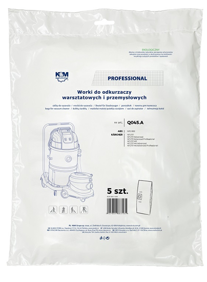 Picture of K&M KM-Q045.A Bags for vacuum cleaner KARCHER 6.904-290 5 pcs.