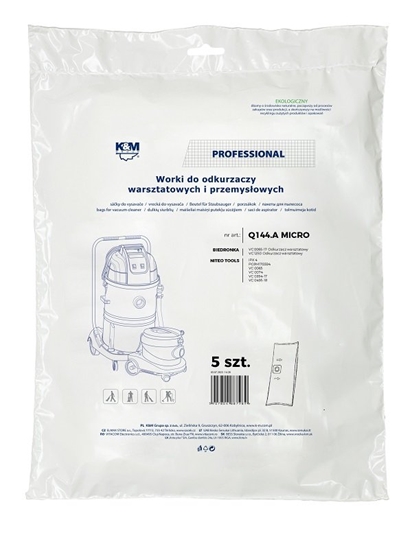 Изображение K&M KM-Q144.A VC 0065-17/VC 1250 Bags for vacuum cleaner 5 pcs.