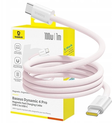 Picture of Kabel USB Baseus USB-C - USB-C 1 m Róowy (6932172691394)