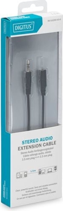 Изображение Kabel Digitus Jack 3.5mm - Jack 3.5mm 1.5m czarny (DB-510200-015-S)