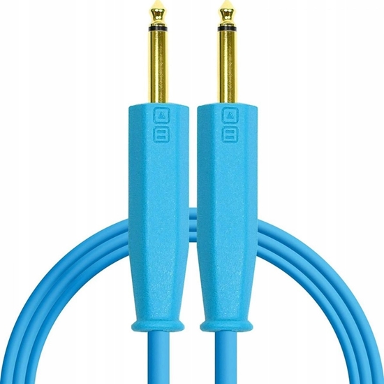 Picture of Kabel DJ TECHTOOLS DJ TECHTOOLS- Chroma Cabels Audio JACK-JACK (6,3mm) 1,5 m- niebieski