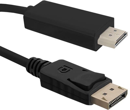 Attēls no Kabel Qoltec DisplayPort - HDMI 2m czarny (50436)