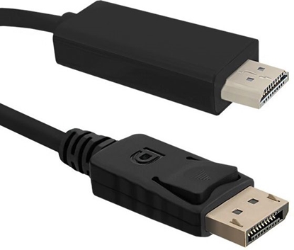 Attēls no Kabel Qoltec DisplayPort - HDMI 2m czarny (50441)