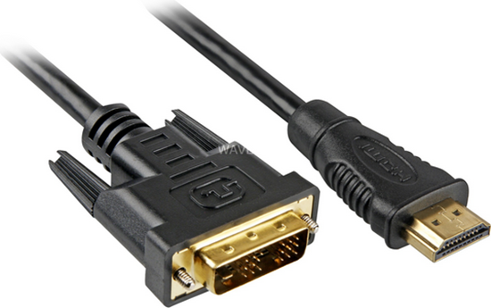 Picture of Kabel Sharkoon HDMI - DVI-D 5m czarny (4044951009077)