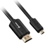 Attēls no Kabel Sharkoon HDMI Micro - HDMI 1.5m czarny (4044951017973)