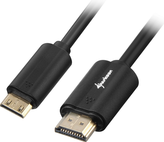 Picture of Kabel Sharkoon HDMI Mini - HDMI 3m czarny (4044951018017)