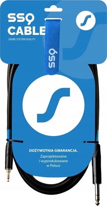 Изображение Kabel SSQ SSQ MiJS3 - Jack stereo 3.5 / Jack stereo 6.3