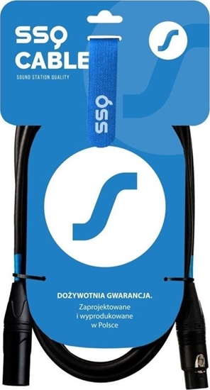 Picture of Kabel SSQ XLR - XLR 1m czarny (SS-1838 )