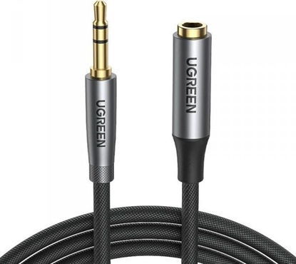 Picture of Kabel Ugreen Jack 3.5mm - Jack 3.5mm 2m srebrny (UGR1071BLK)