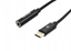 Изображение Kabel USB Accura Accura USB-C - miniJack czarny M/F
