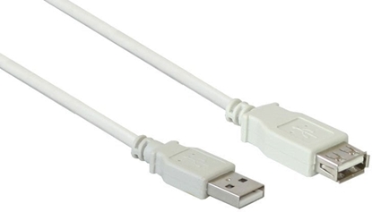 Picture of Kabel USB Alcasa USB-A - USB-A 1 m Biay (2511-OF1)