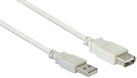 Picture of Kabel USB Alcasa USB-A - USB-A 1 m Biay (2511-OF1)
