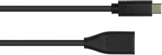 Picture of Kabel USB Alcasa USB-C - USB-A 0.1 m Czarny (2811-OTG)