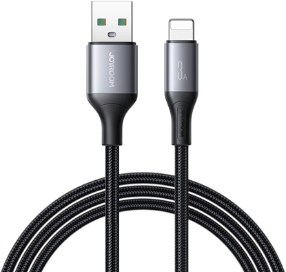 Attēls no Kabel USB Joyroom USB-A - Lightning 1 m Czarny (6956116798000)