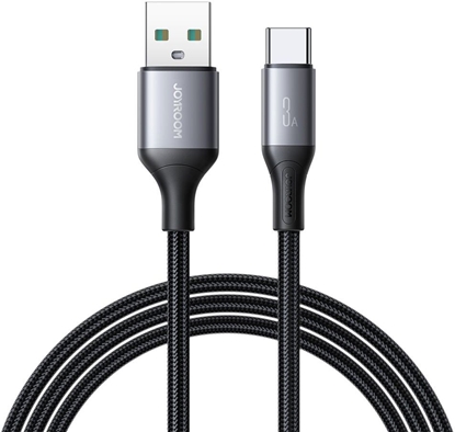 Attēls no Kabel USB Joyroom USB-A - USB-C 1 m Czarny (6956116798277)