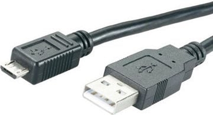 Picture of Kabel USB MediaRange USB-A - microUSB 1.2 m Czarny (MRCS138)