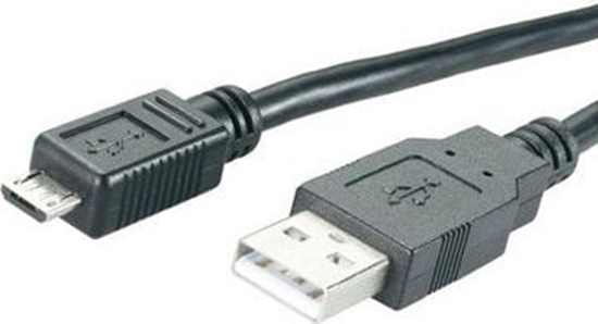 Picture of Kabel USB MediaRange USB-A - microUSB 1.2 m Czarny (MRCS138)