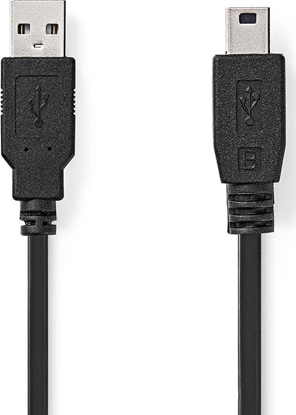 Picture of Kabel USB Nedis USB-A - miniUSB 2 m Czarny (CCGL60300BK20)