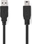 Изображение Kabel USB Nedis USB-A - miniUSB-B 3 m Czarny (CCGL60300BK30)