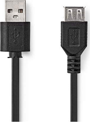 Picture of Kabel USB Nedis USB-A - USB-A 1 m Czarny (CCGL60010BK10)