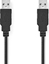Изображение Kabel USB Nedis USB-A - USB-A 3 m Czarny (CCGL60000BK30)