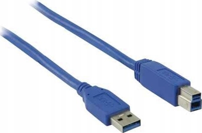 Picture of Kabel USB Nedis USB-A - USB-B 3 m Niebieski (CCGP61100BU30)