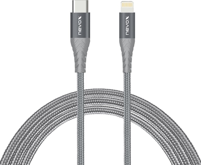 Picture of Kabel USB Nevox USB-C - Lightning 1 m Szary (1885)
