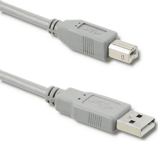 Picture of Kabel USB Qoltec USB-A - 5 m Szary (50392)