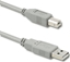 Attēls no Kabel USB Qoltec USB-A - USB-B Szary (50393)