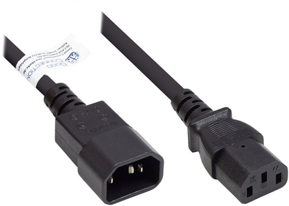 Picture of Kabel zasilajcy Alcasa Alcasa P1430-S020 kabel zasilajce Czarny 2 m C14 panel C13 panel