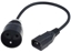 Attēls no Kabel zasilajcy Jonex Przeduacz do UPS 1-gniazdo z/u 10A H05VV-F 3 x 1 0,3m z wtykiem IEC C14 (PS-PCU 171)