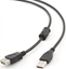 Изображение Kabelis Gembird USB Male - USB Female 1.8m Black