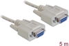 Изображение Kabelis Nullmodem, DB9, F/F, 5.0m, Delock