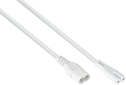 Picture of Kabelmeister SK0870-W005 kabel zasilajce Biay 0,5 m C8 panel IEC C7