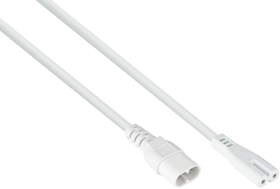 Picture of Kabelmeister SK0870-W005 kabel zasilajce Biay 0,5 m C8 panel IEC C7